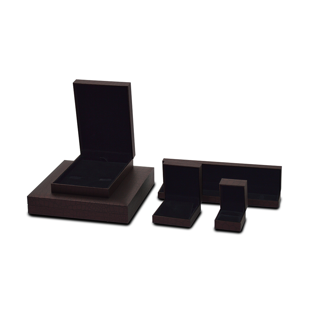 2024免费样品吊坠皮革展示盒结婚戒指储物盒珠宝套装盒