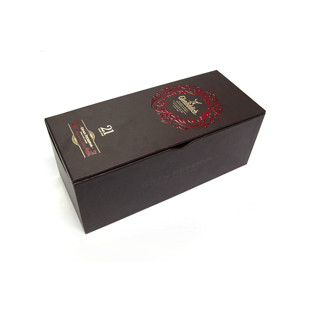 定制的高级光泽木箱手工制作的豪华酒箱威士忌盒白兰地纸箱